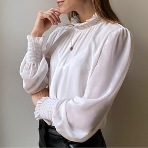 Aritzia Wilfred Valencia Blouse